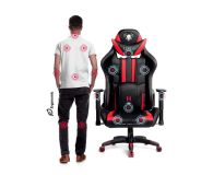 Diablo Chairs X-Ray 2.0 King Size Czarno-czerwony - 1208641 - zdjęcie 5